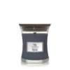 BOUGIE WOODWICK DAIM INDIGO PETITE JARRE -Bougies Parfumées Magasin bougie woodwick daim indigo petite jarre