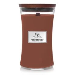BOUGIE WOODWICK ÉRABLE ET NOIX FUMÉE GRANDE JARRE