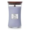 BOUGIE WOODWICK LAVANDE RELAXANTE GRANDE JARRE -Bougies Parfumées Magasin bougie woodwick lavande relaxante grande jarre