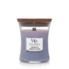 BOUGIE WOODWICK LAVANDE RELAXANTE MOYENNE JARRE -Bougies Parfumées Magasin bougie woodwick lavande relaxante moyenne jarre