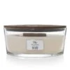 BOUGIE WOODWICK MIEL BLANC ELLIPSE -Bougies Parfumées Magasin bougie woodwick miel blanc ellipse