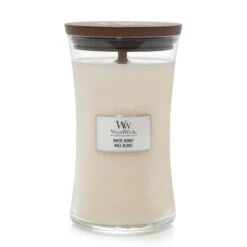 BOUGIE WOODWICK MIEL BLANC GRANDE JARRE