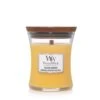 BOUGIE WOODWICK MIMOSA EN BORD DE MER MOYENNE JARRE -Bougies Parfumées Magasin bougie woodwick mimosa en bord de mer moyenne jarre