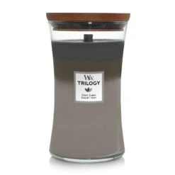 BOUGIE WOODWICK TRILOGY CHALET COSY GRANDE JARRE