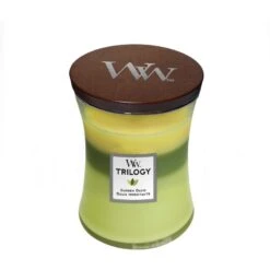 BOUGIE WOODWICK TRILOGY OASIS VERDOYANTE MOYENNE JARRE