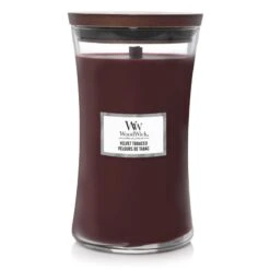 BOUGIE WOODWICK VELOURS DE TABAC GRANDE JARRE