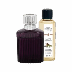 COFFRET LAMPE BERGER ALPHA PRUNE SCANDALE ET SA FRAGRANCE SOUS L OLIVERAIE