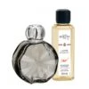 COFFRET LAMPE BERGER CERCLE ONYX ET RECHARGE PÉTILLANCE EXQUISE 250ML -Bougies Parfumées Magasin coffret lampe berger cercle onyx et recharge petillance exquise 250ml