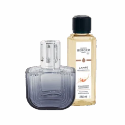 COFFRET LAMPE BERGER OLYMPE GRIS ET SA FRAGRANCE PÉTILLANCE EXQUISE