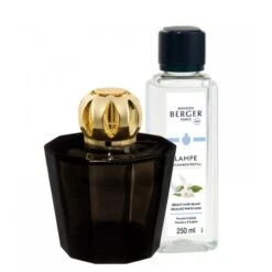 COFFRET LAMPE BLACK CRYSTAL ET RECHARGE DÉLICAT MUSC BLANC